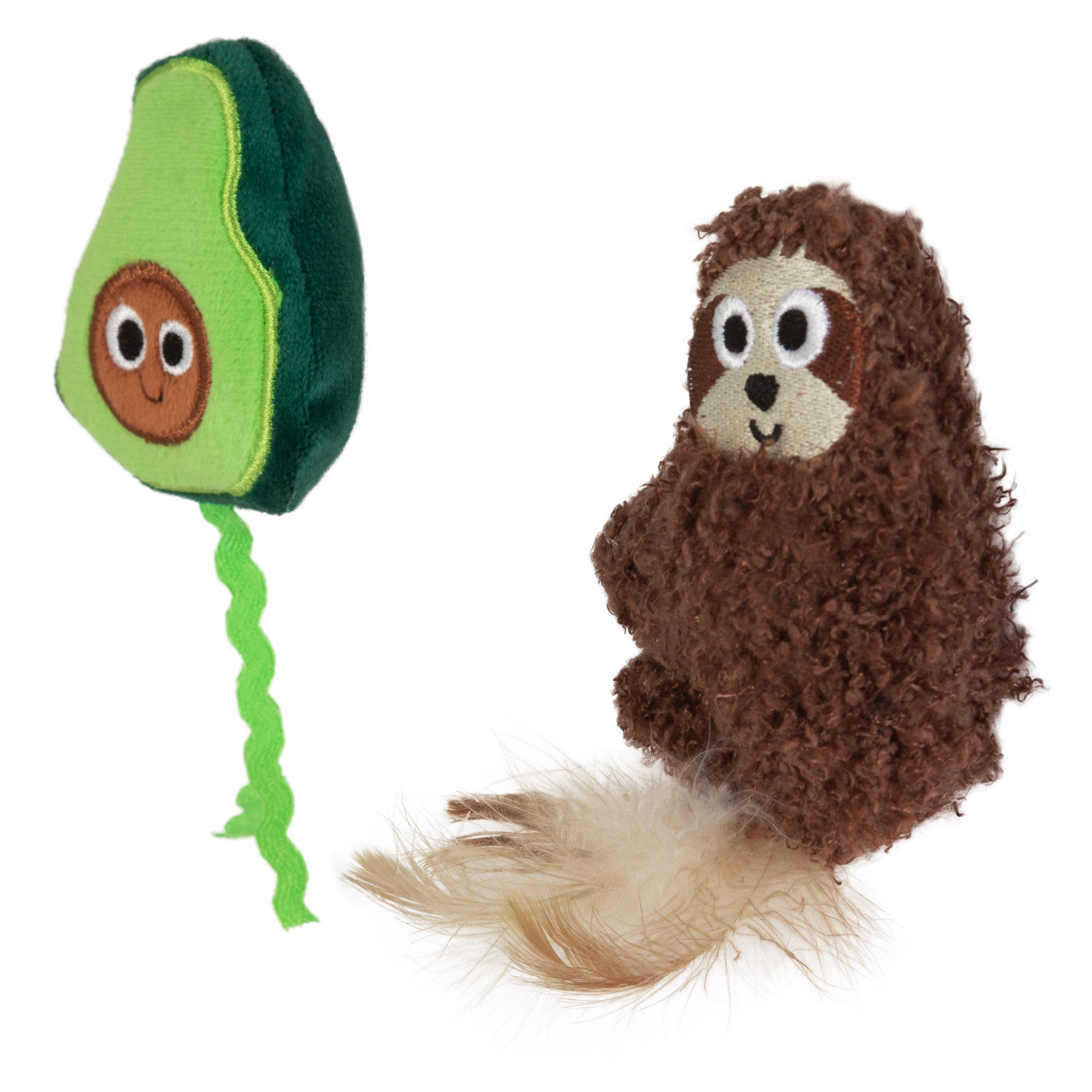 Mad Cat Sloth A Cado Catnip & Silvervine Cat Toy