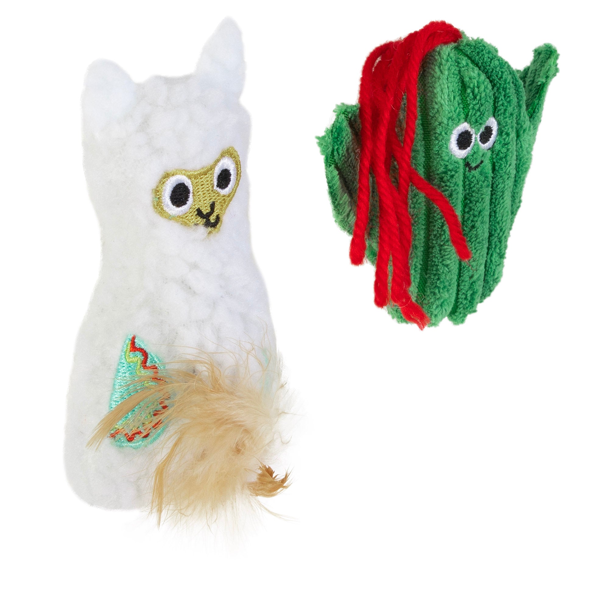 Mad Cat Lucky Llama With Catnip & Silvervine Cat Toy