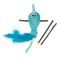 Mad Cat Narwhal Cat Toy With Silvervine