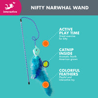 Quirky Kitty Nifty Narwhal Wand