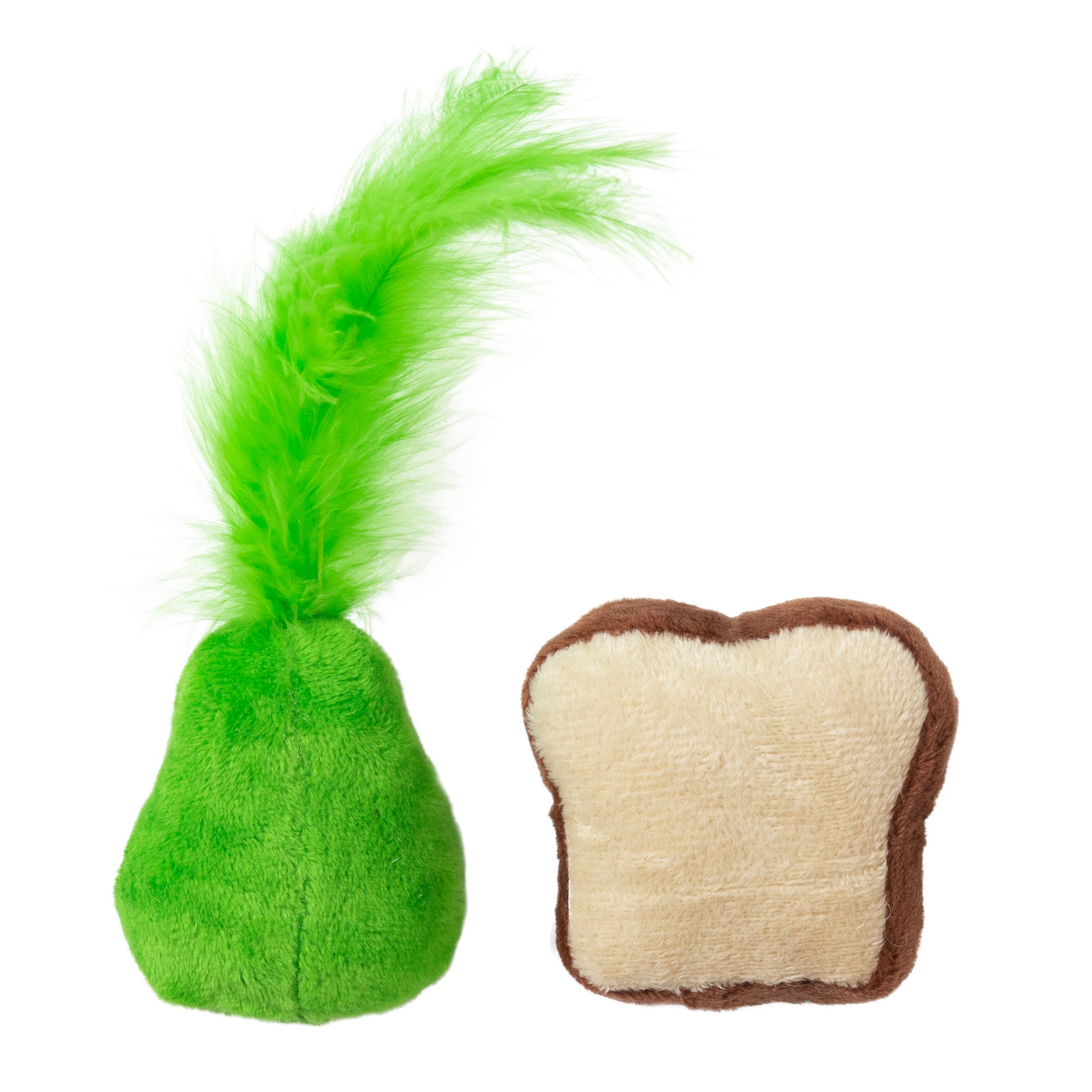 Quirky Kitty Avocado Toast Catnip Plush Cat Toy