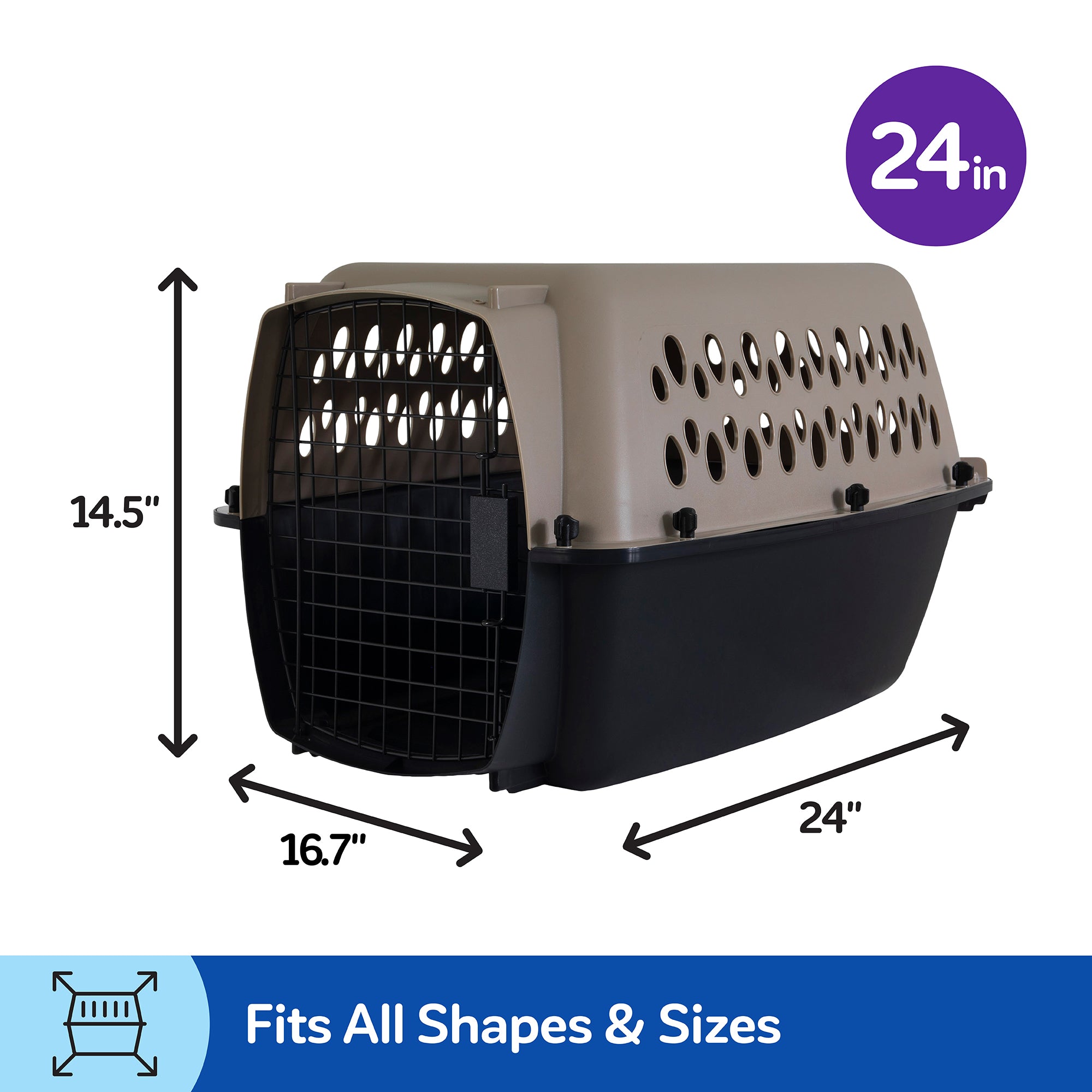 24 dog crate dimensions best sale