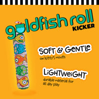 FAT CAT Kitty Kickz Gold Fish Roll Cat Toy