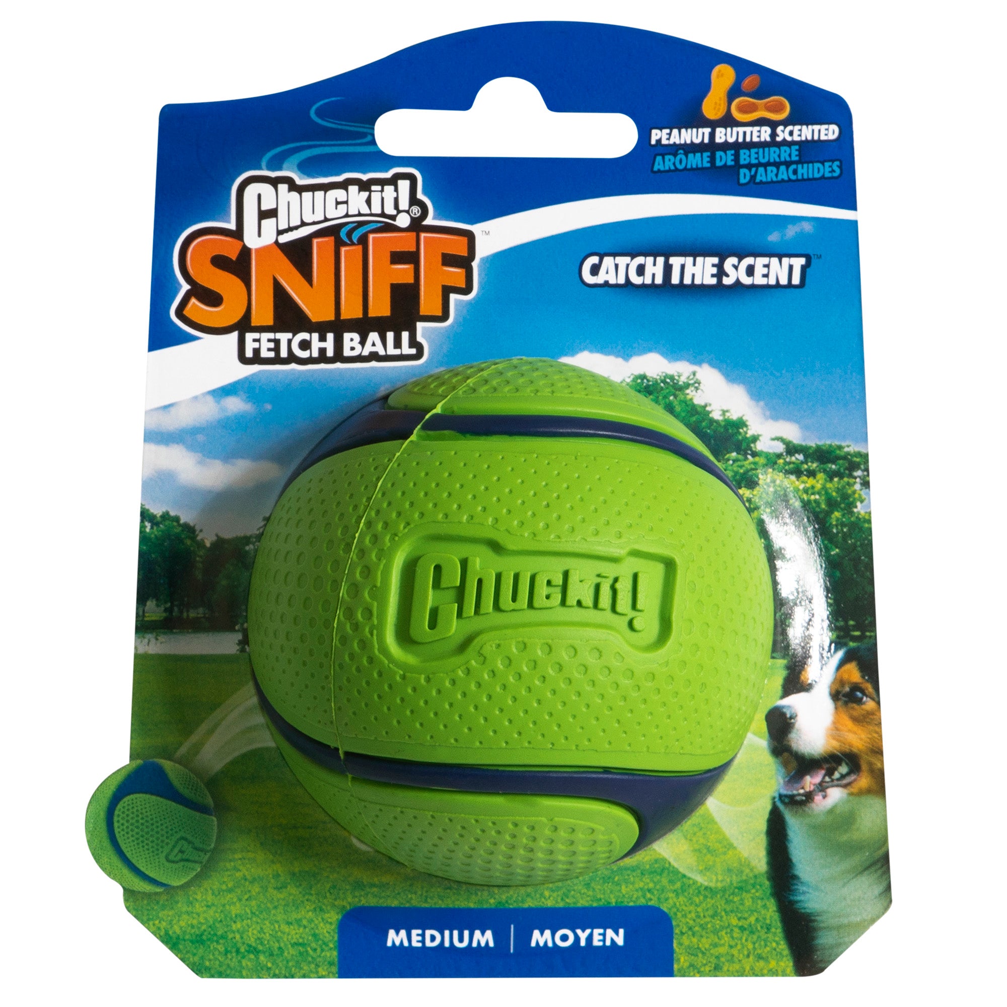 Chuckit Peanut Butter Sniff Fetch Ball