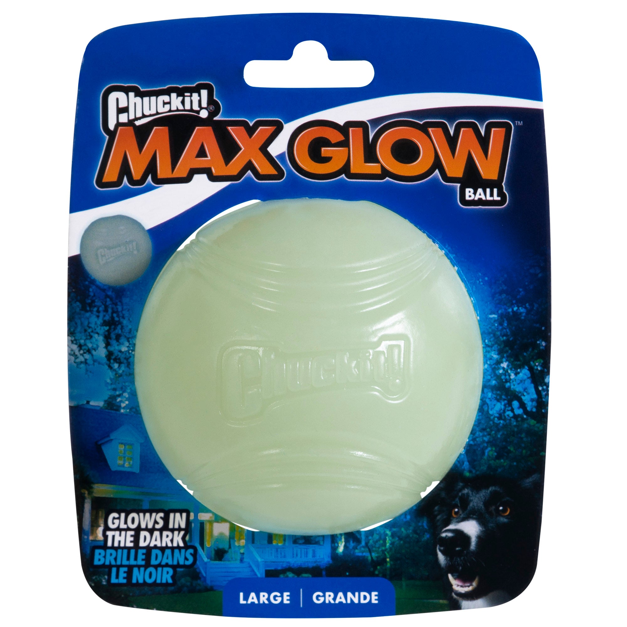 Chuckit Max Glow Fetch Ball Petmate