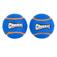 Chuckit! Squeaker Tennis Ball 2 Pack. SKUS: 61039,61038,61037,61036