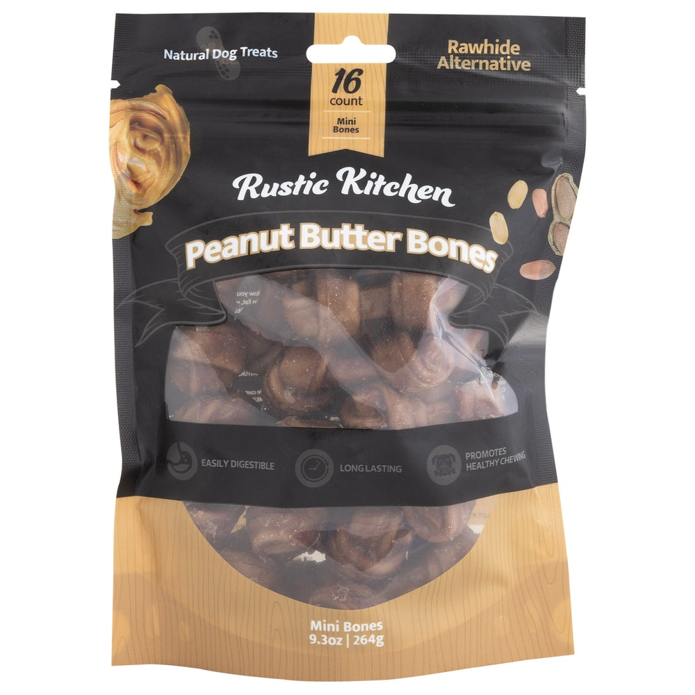 Rustic Kitchen Peanut Butter Mini Bones in the flavor Peanut Butter