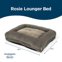 La-Z-Boy Rosie Pet Bed in Taupe for Small and Medium Dogs