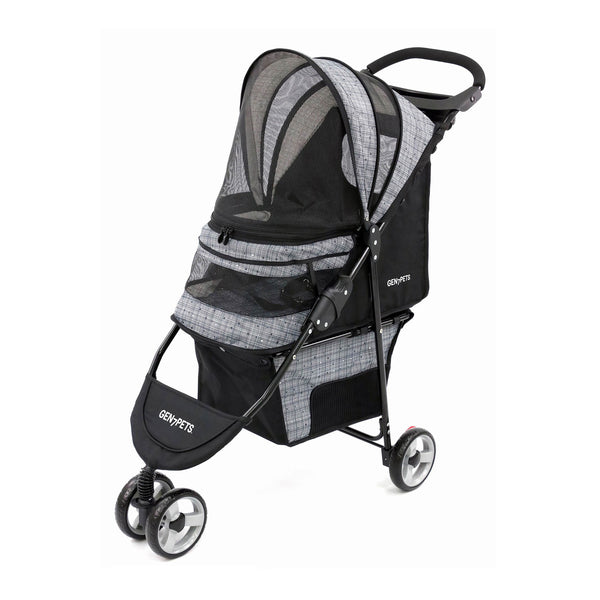 Gen7Pets Starry Night Gray Regal Plus Pet Stroller Petmate