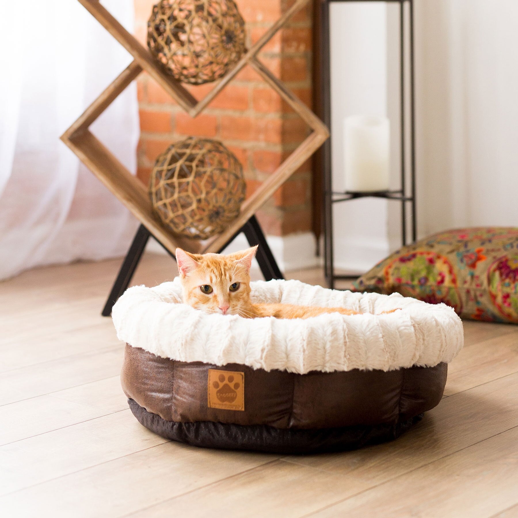 SnooZZy Rustic Luxury Ultra Cuddler Pet Bed Petmate