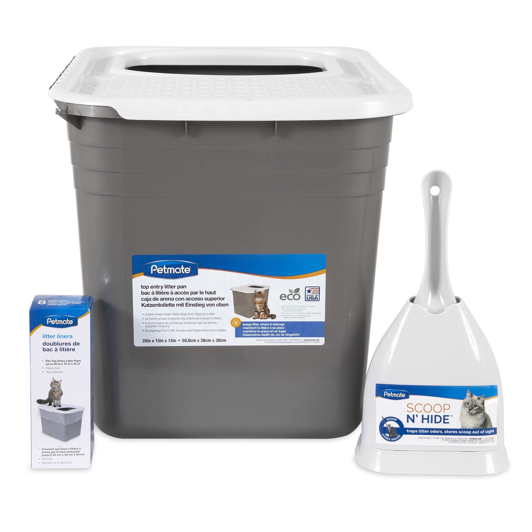 Petmate top entry litter pan outlet liners