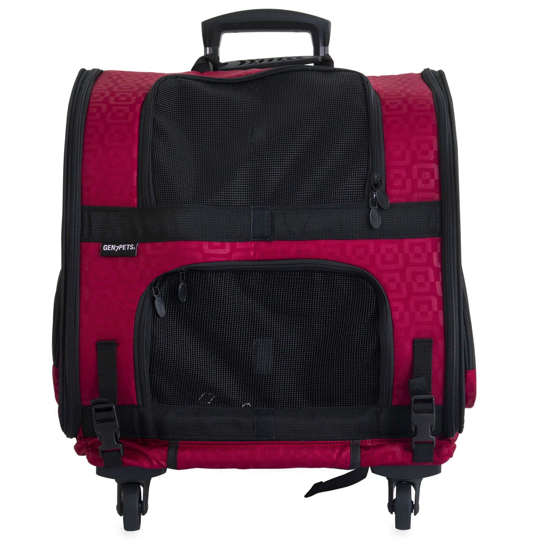 Gen7Pets Red Geometric Roller Carrier